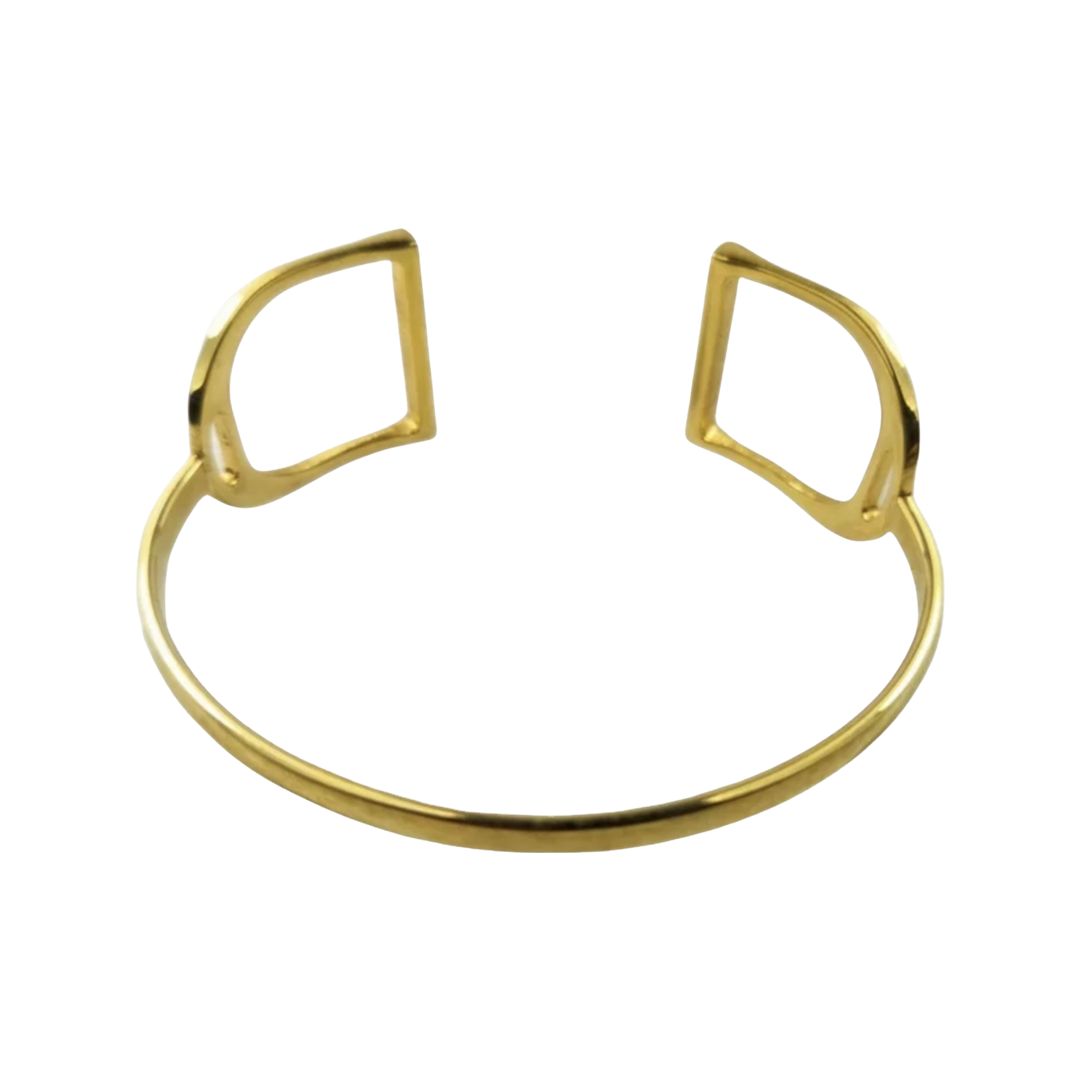 English Stirrup Iron Cuff Bracelet