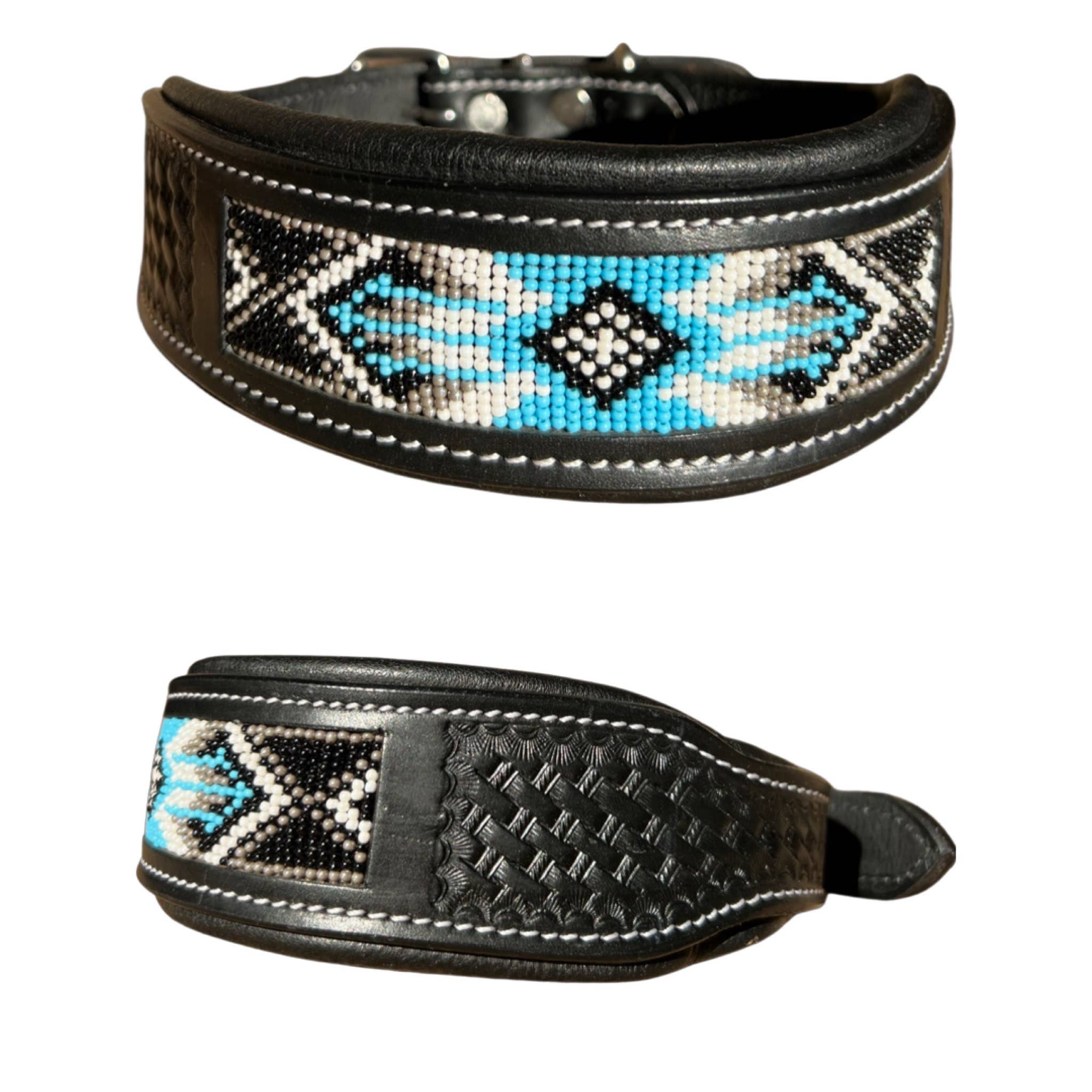 Custom beaded clearance dog collars